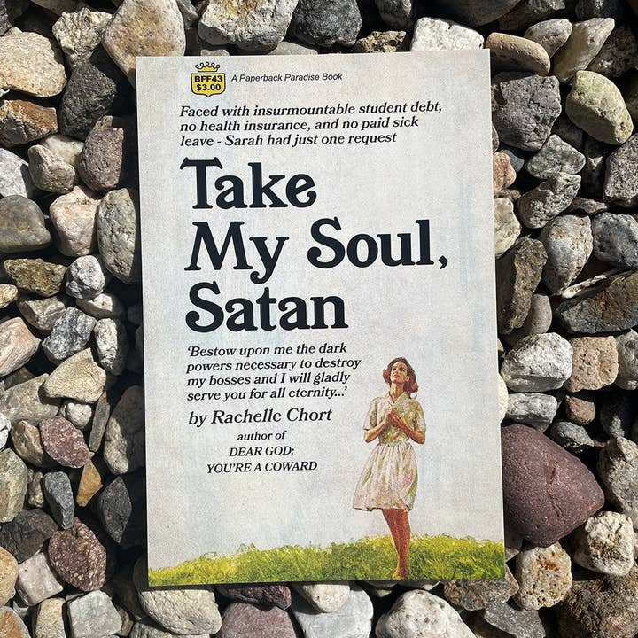 Take My Soul, Satan Postcard for wholesale by Paperback Paradise