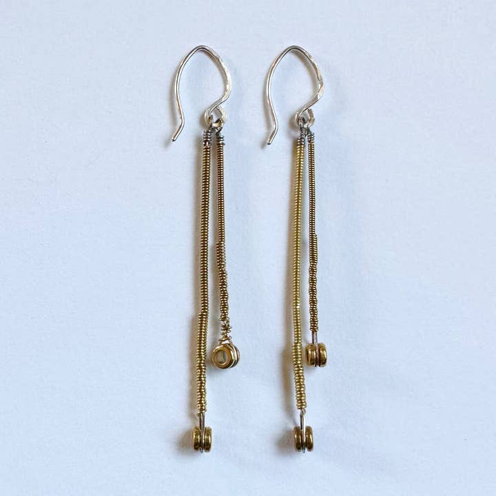 Dubbele akoestische oorbellen voor wholesale door Middle Sister Designs