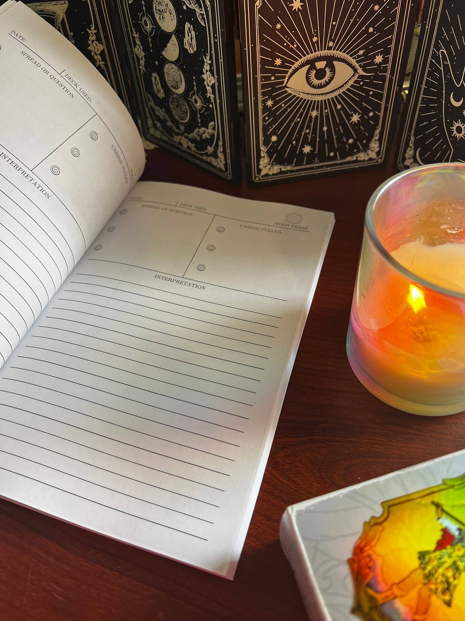 Leah Jones Marcus - Vente Journal intime - Journal de tarot pour l'autoréflexion3