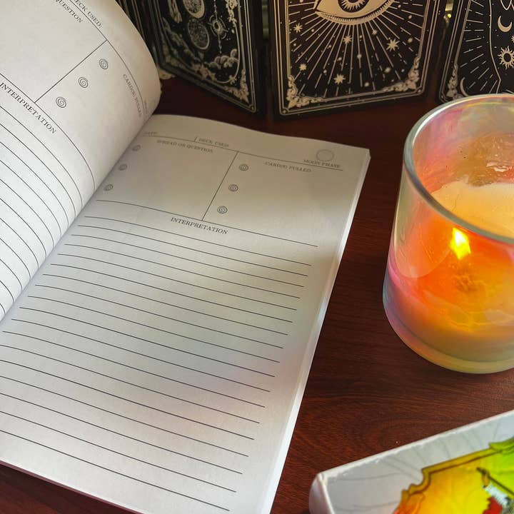 Leah Jones Marcus - Vente Journal intime - Journal de tarot pour l'autoréflexion3