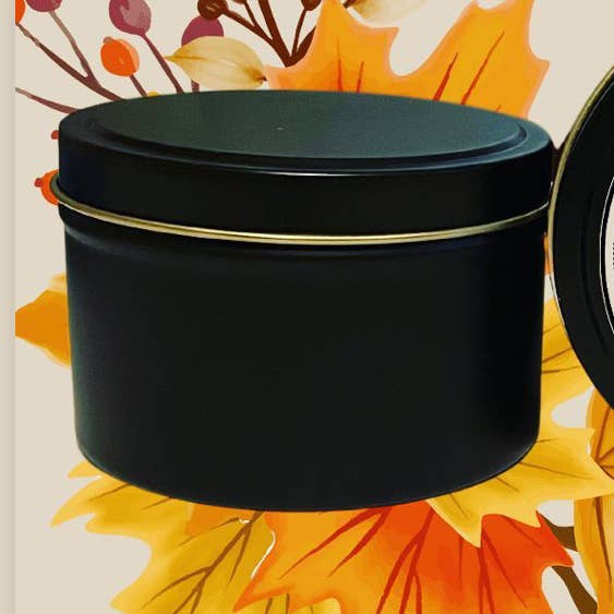 8oz Soy Tin for wholesale by Kande Essence