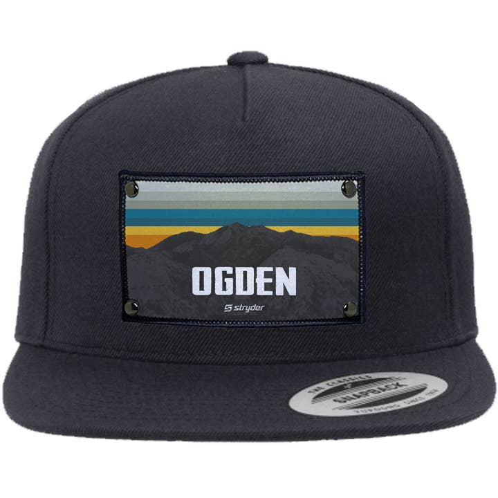 Ogden Modern Sunset num Chapéu Preto YP5089 por atacado de Stryder Gear