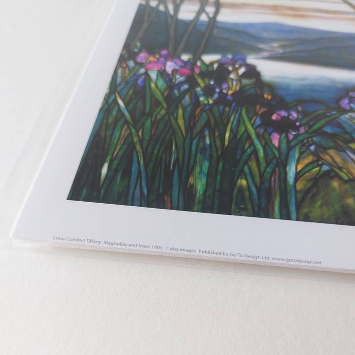 Go To Design - Wholesale Art Print - Fine art print Magnolias and Irises unframed wall art3