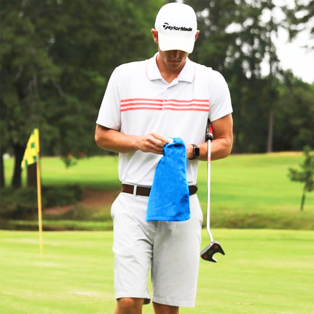 Pro Towels - Wholesale Sports Towel - Velour Fingertip Golf Towel: 100% Cotton Terry Velour2