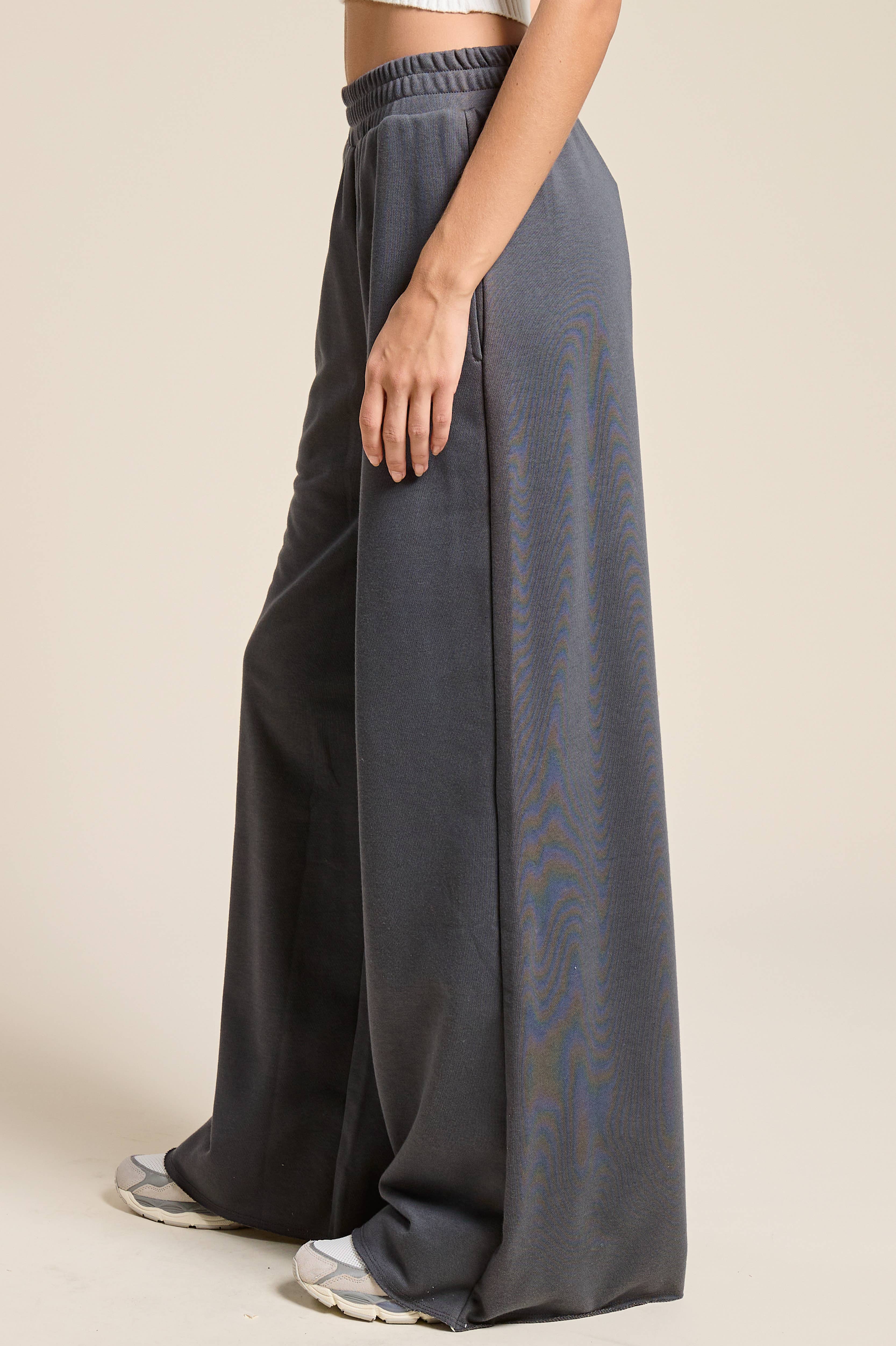 Mimosa - Wholesale Lounge Sweatpants/Joggers - Women's - Wide Leg Cotton Jogger Sweatpants8