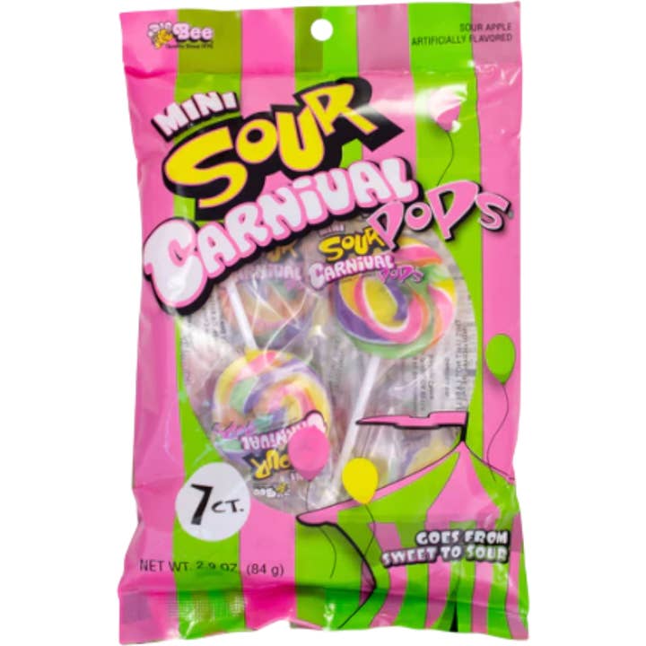 Cow Crack Wholesale - Wholesale Lollipop - Mini Sour Carnival Pops