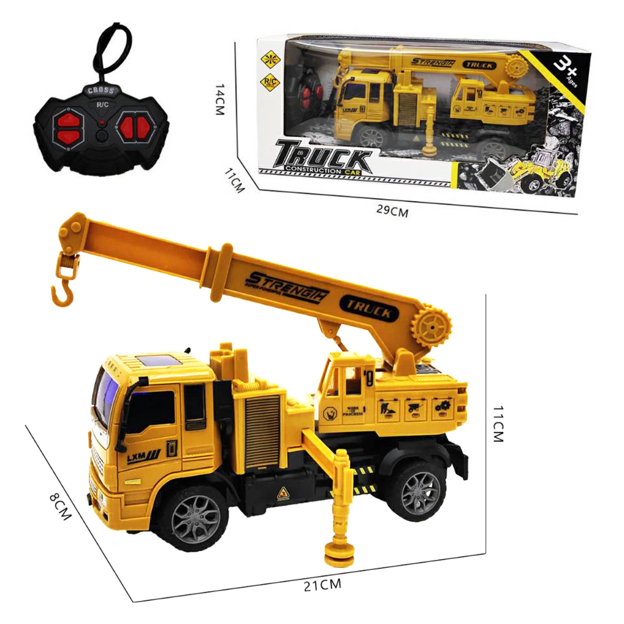 Toyventures – wholesale Leksaksbil/Lastbil - Barn – Fjärrkontroll RC Bygg Fordon Uppladdningsbart Batteri1