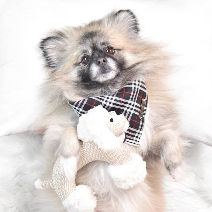 Lily Anne Boutique - Wholesale Pet Plush Toy - Dog - Woven Sheep Dog Toy