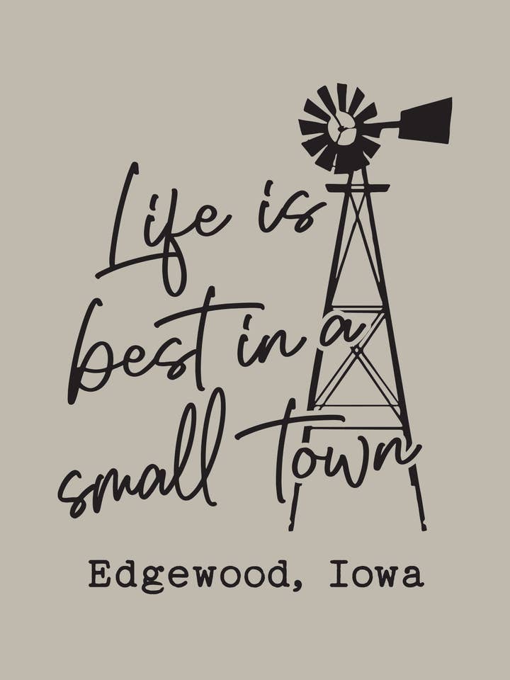 Heather Stone Life Is Best Windmill Personalized Tee for wholesale on Faire1