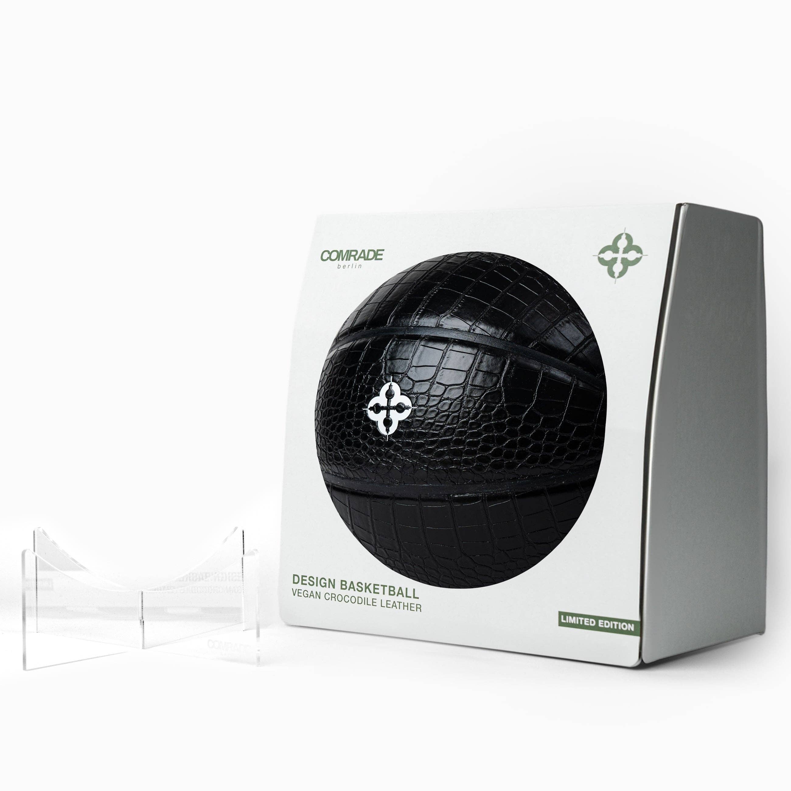 Comrade Berlin - Wholesale Decorative Tabletop Object - Croco Basketball (charcoal)3