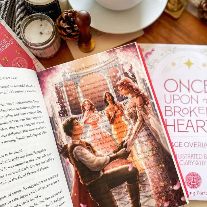 Reading Portal - Wholesale Art Print - Once Upon A Broken Heart Page Overlays™4