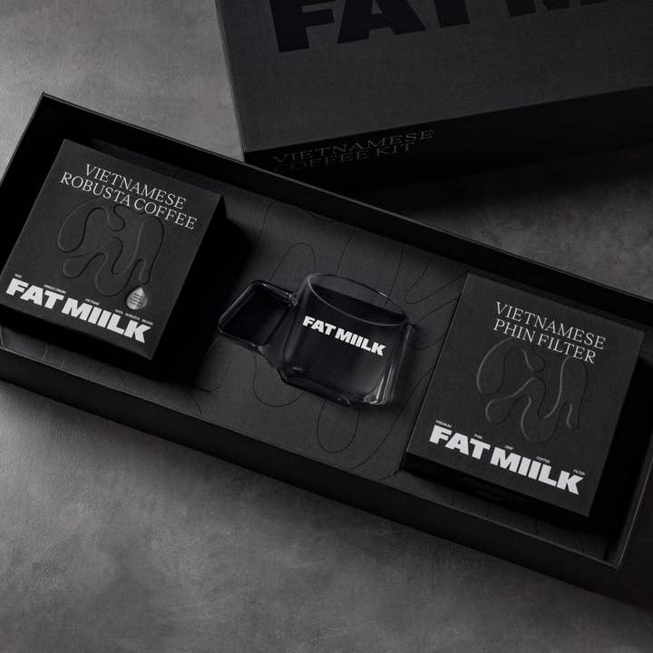 Vietnamese Coffee Kit | Robusta Coffee, Phin Drip, Glass Mug for wholesale by FAT MIILK COFFEE