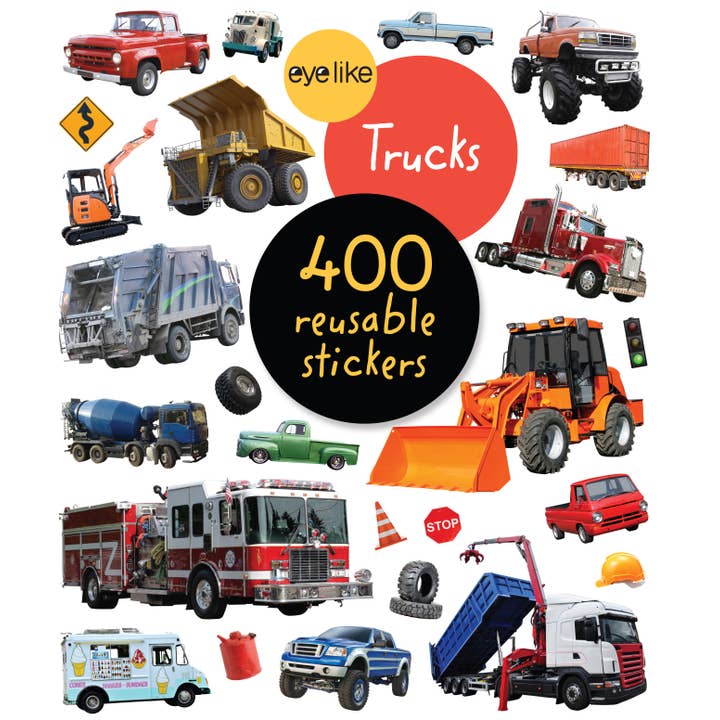 Hachette Book Group - Wholesale Sticker - Kids & Baby - Eyelike Stickers: Trucks