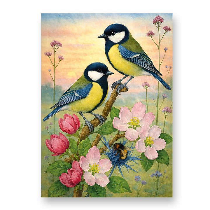 Biglietto di Auguri con Busta Cinciallegra per la vendita all'ingrosso da parte di Creative Carousel Publishing