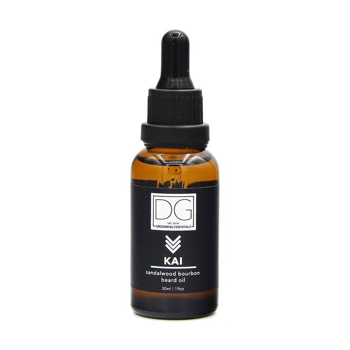 Kai Tobacco Sandalwood Bourbon Beard Oil for wholesale by DG Grooming Essentials