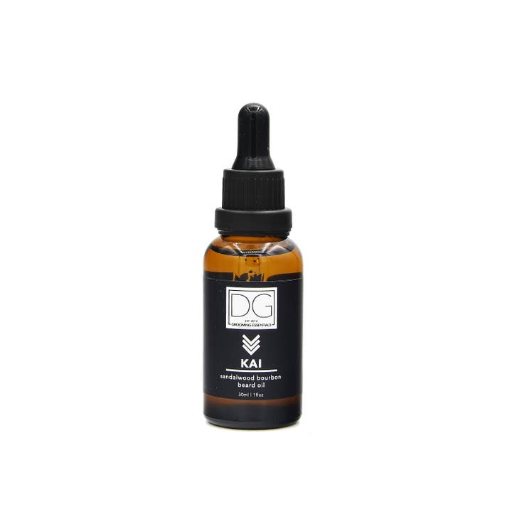 Kai Tobacco Sandalwood Bourbon Beard Oil for wholesale by DG Grooming Essentials