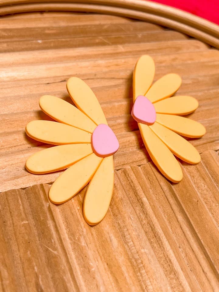 Jumbo Daisy Studs for wholesale by Mark Alexander Clay Co
