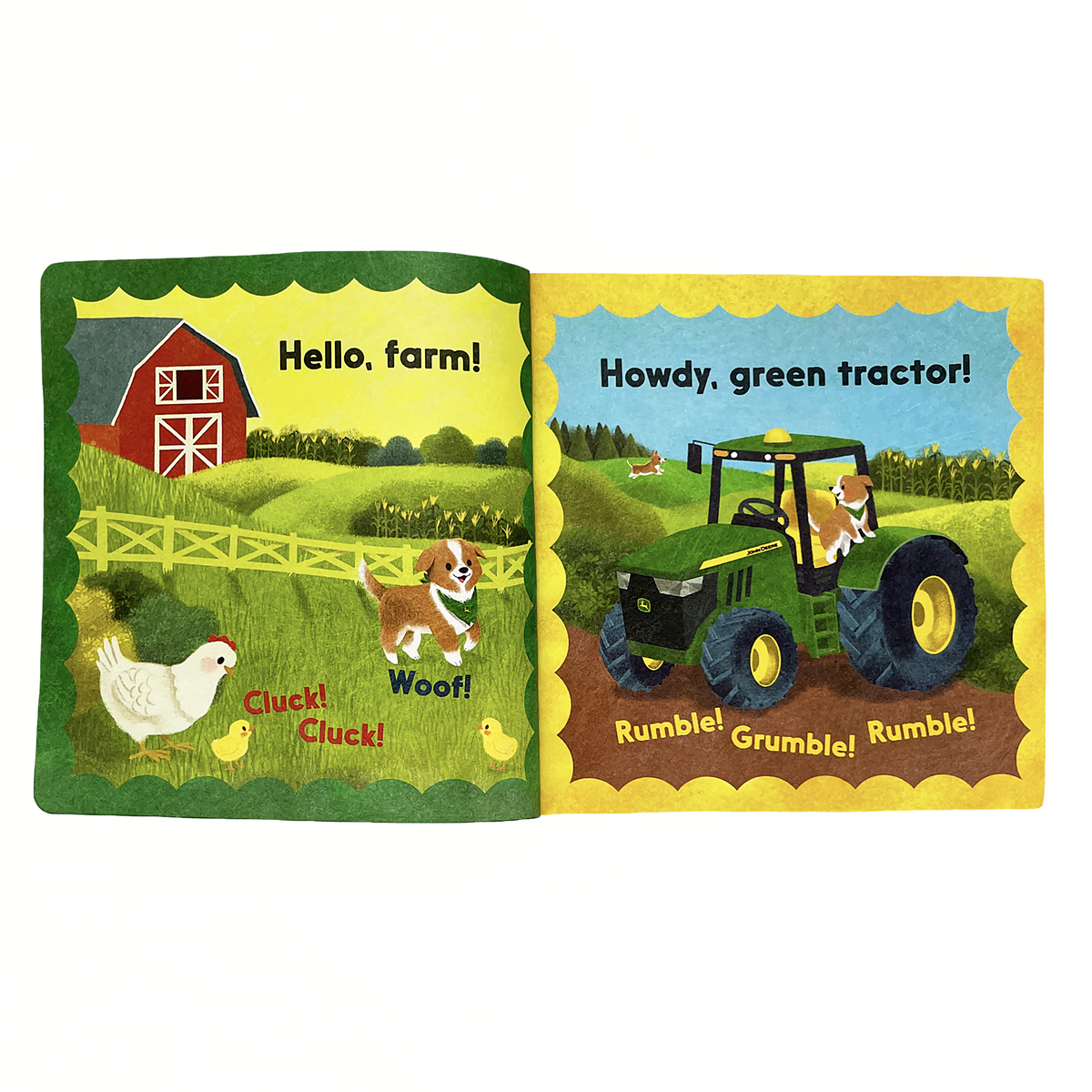 Cottage Door Press - Wholesale Baby & Toddler Book (0-2) - John Deere Kids Hello, Farm!  (Tuffy Teether Indestructible)1