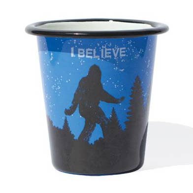 Sasquatch - Bicchiere smaltato per la vendita all'ingrosso da parte di 23rd Day Paper Goods