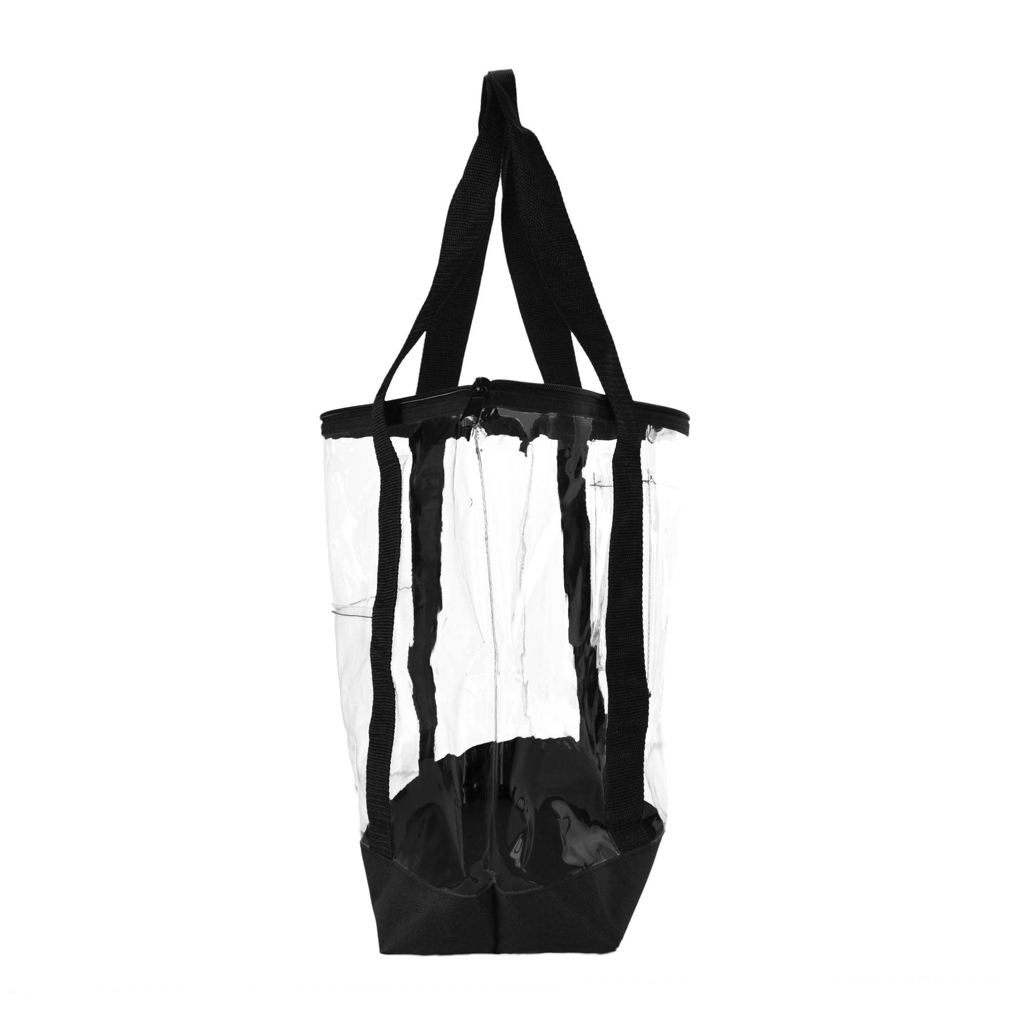 Dalix - Vente Tote bag – femme - Dalix sac transparent de sécurité à bandoulière pour travail et courses2