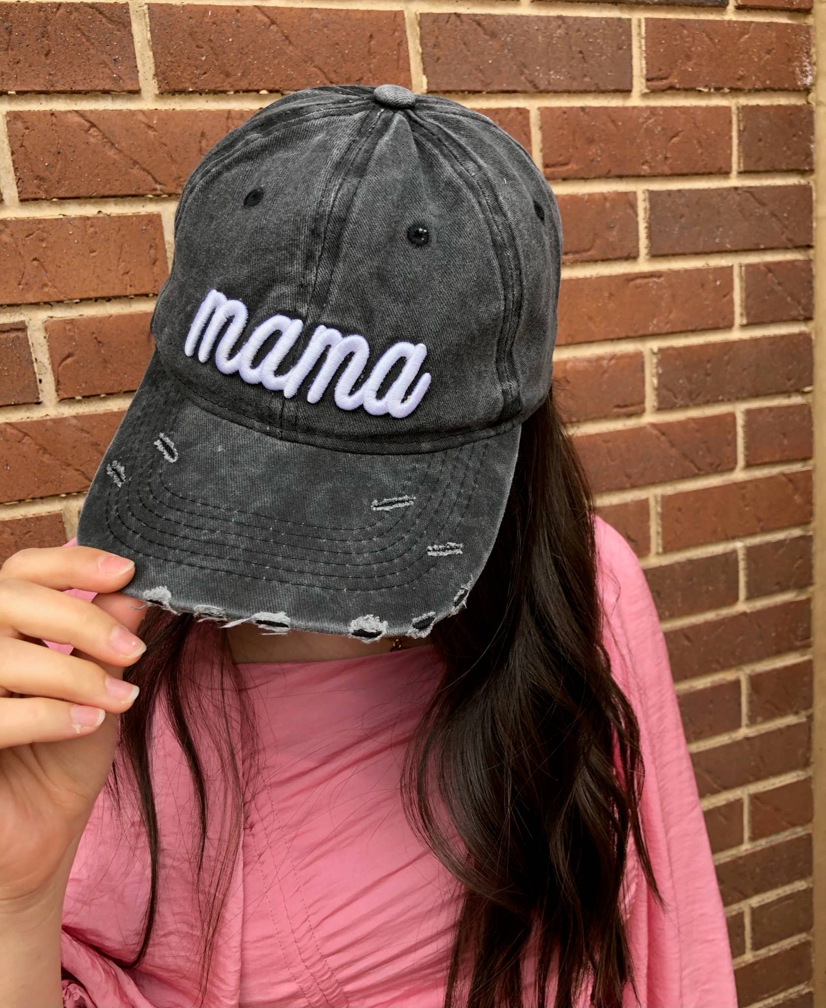 Ellison+Young - Wholesale Baseball Cap - Women's - Script Mama Ball Cap3
