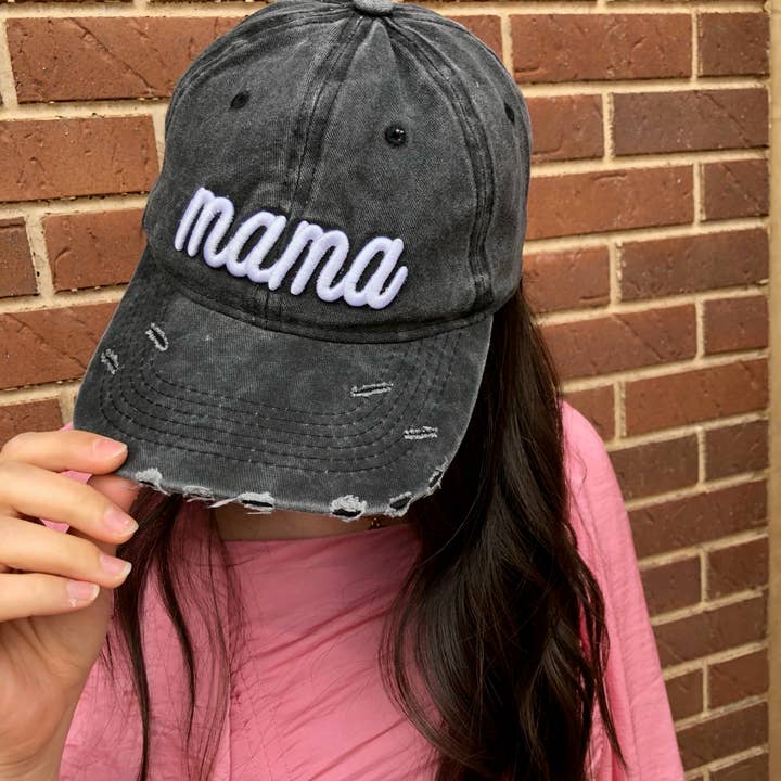 Ellison+Young - Wholesale Baseball Cap - Women's - Script Mama Ball Cap3