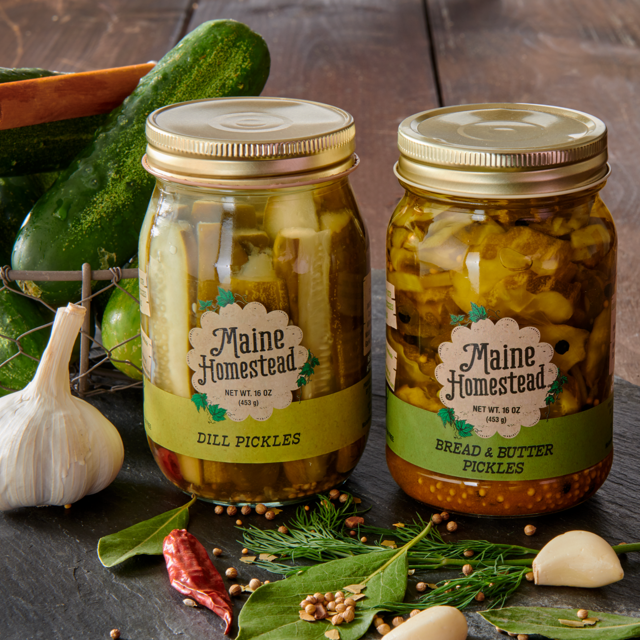 Maine Homestead Inc - Wholesale Pickled Vegetables - Dill Pickle Spears3