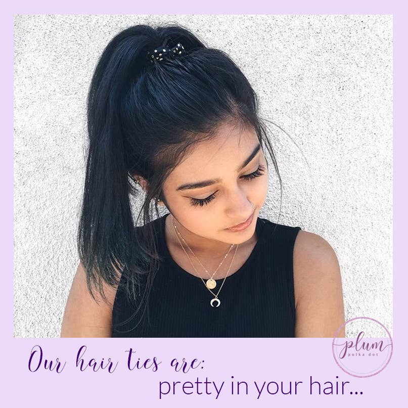 PlumPolkaDot - Vente Élastique à cheveux - Pack d'attaches pour cheveux - Puppy Dogs1