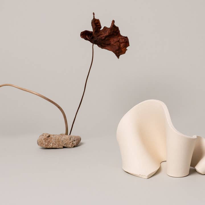 Virginia Sin - Wholesale Decorative Tabletop Object - Furl Art Object, Bone6