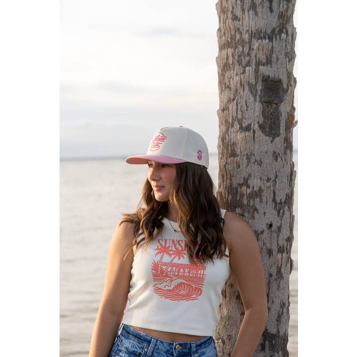 Sunshine State Pier Ladies Crop Tank for wholesale by Sunshine State Goods