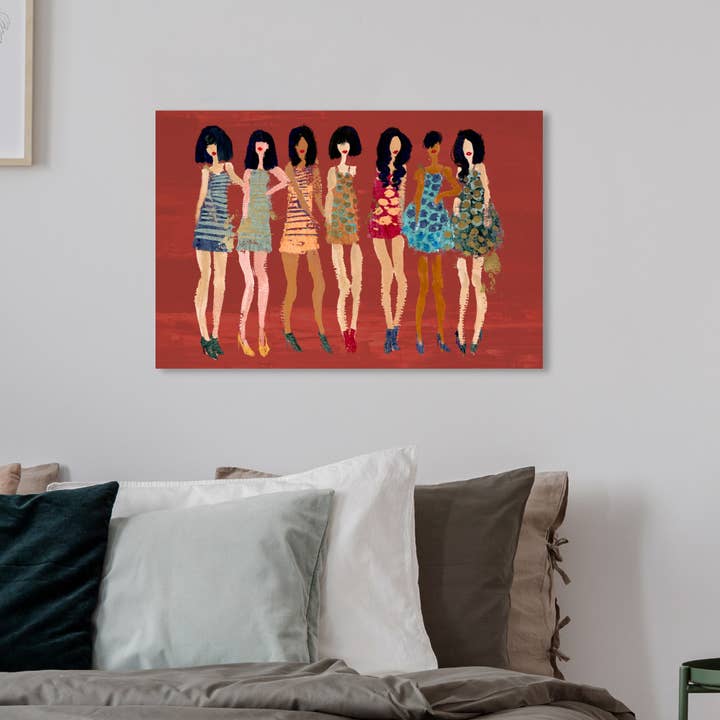 Wynwood Studio 'Pre-Fall Fashion and Girls Canvas Art for wholesale by The Oliver Gal Artist