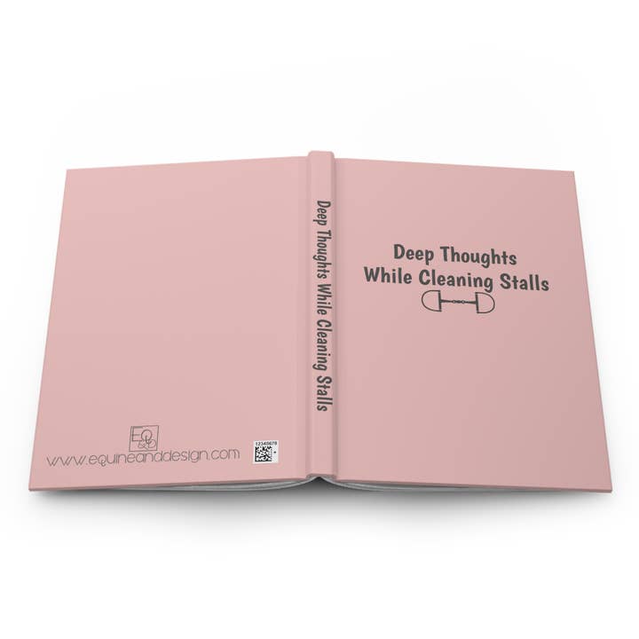 Equine & Design, LLC - Wholesale Notebook - Deep Thoughts While Cleaning Stalls | Equestrian Notebook2
