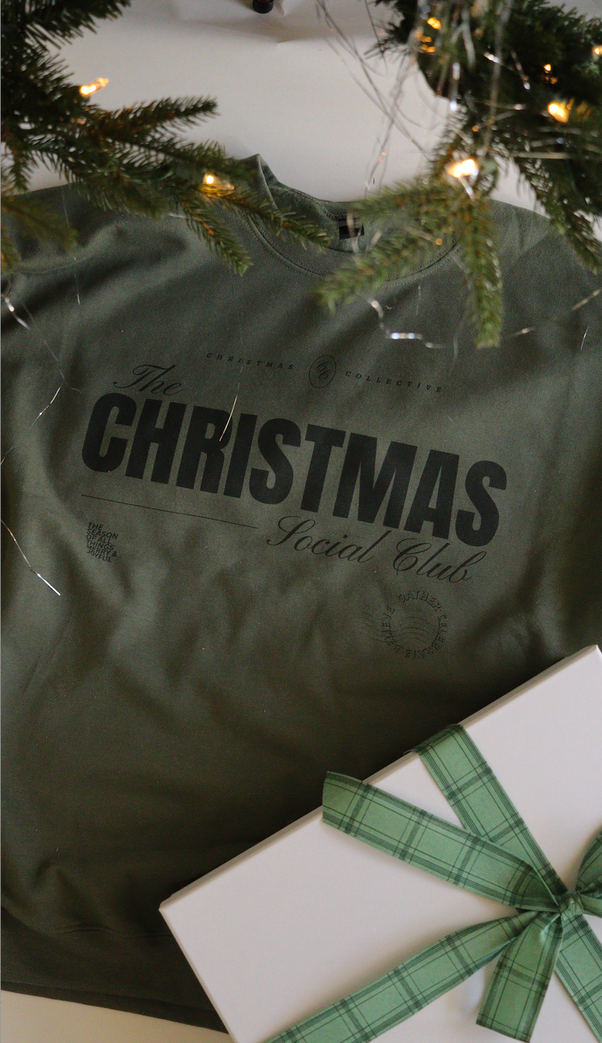 Whitney | Chaudoin Creations - Wholesale Graphic Sweatshirt - Women's - Christmas Social Club Graphic Sweatshirt2