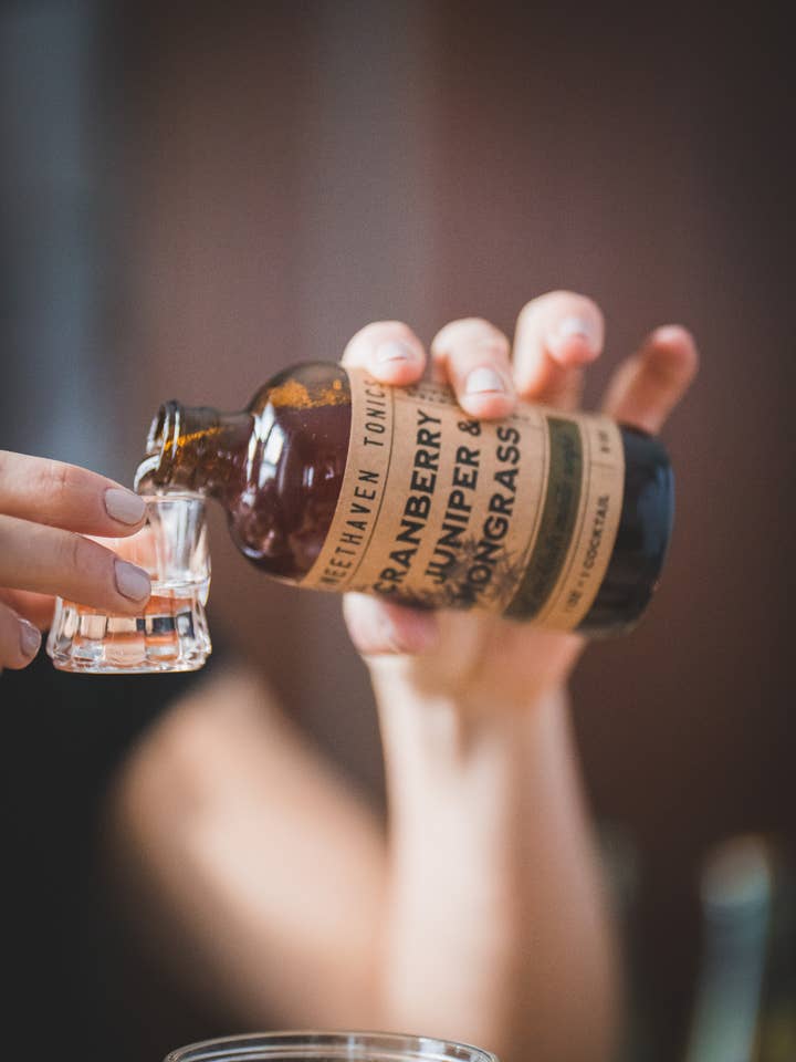 Cranberry Juniper & Lemongrass for wholesale by Sweethaven Tonics