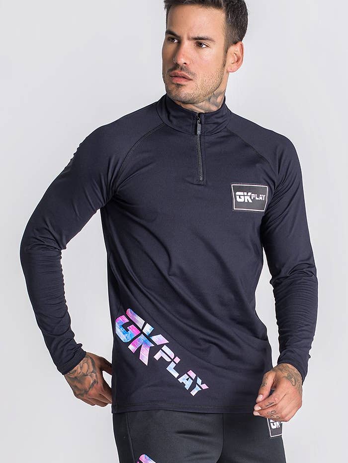 Sudadera GK Play negra para venta al por mayor de Gianni Kavanagh