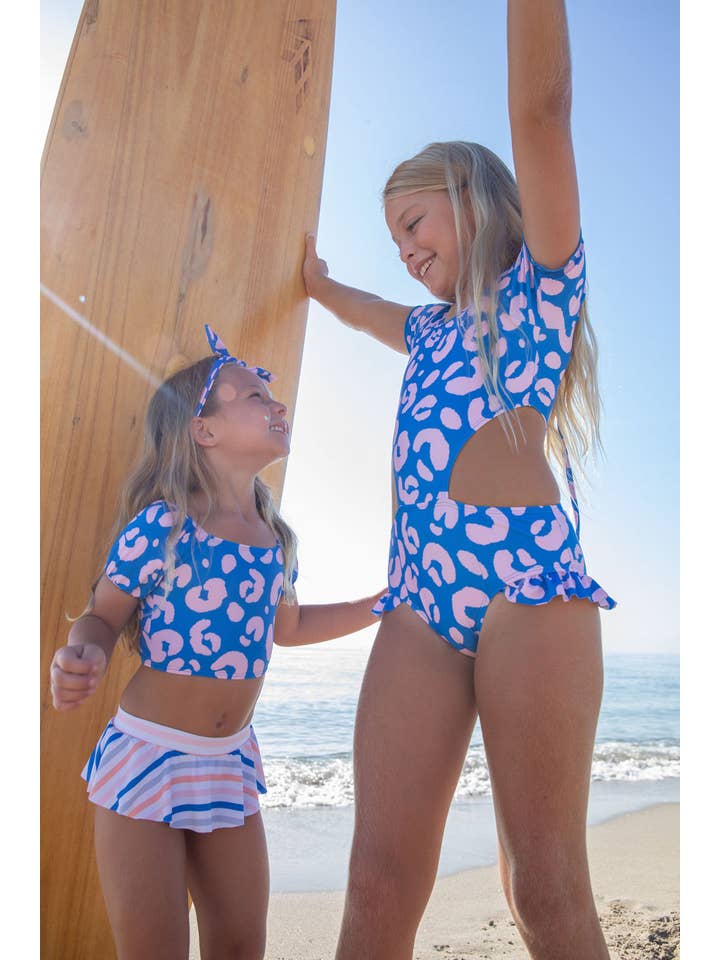 Blueberry Bay - Wholesale One Piece Swimsuit - Kids - Villamare One Piece Swimsuit7