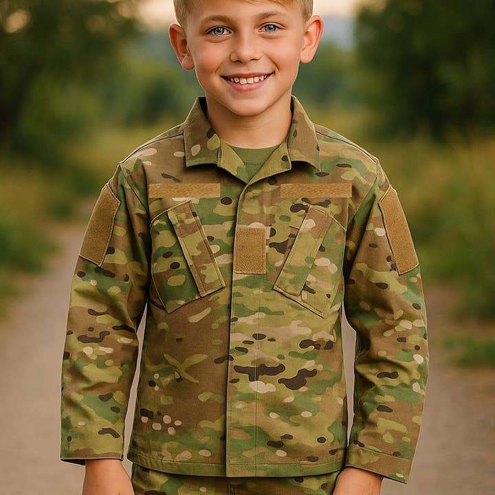 Youth Multicam/OCP Uniform Top for wholesale by Trooper Clothing