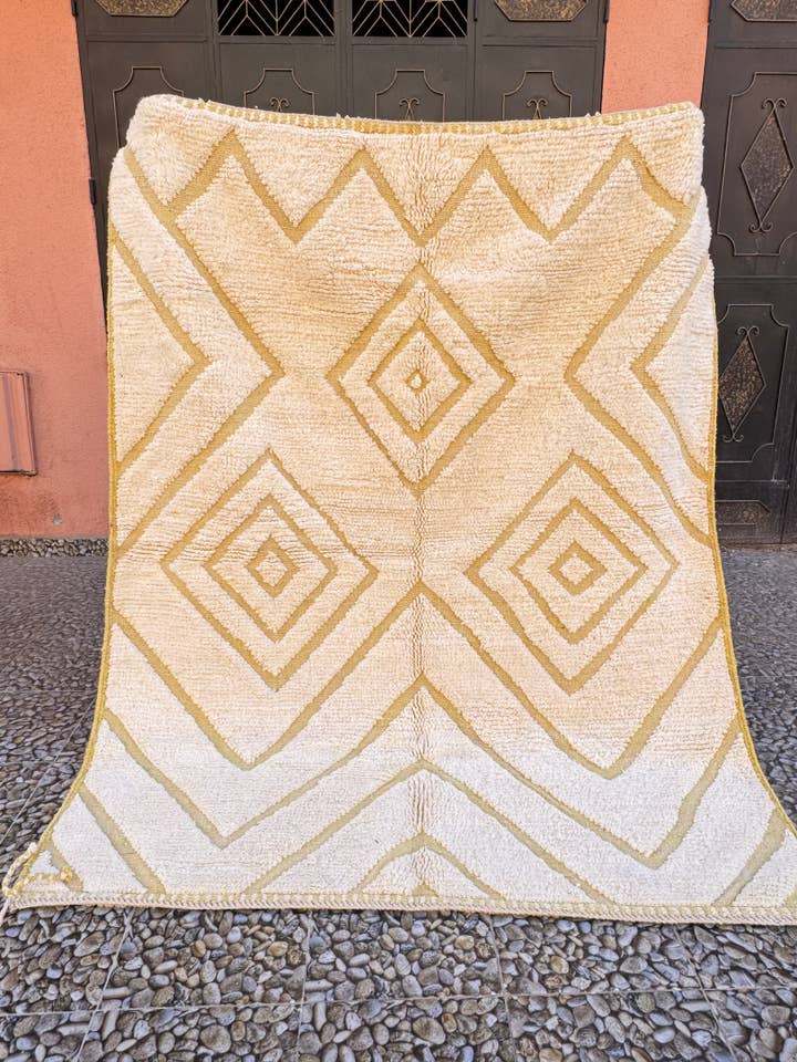 Berberteppich Beni Ouarain 246/195CM für den Großhandel von CASA Bohème