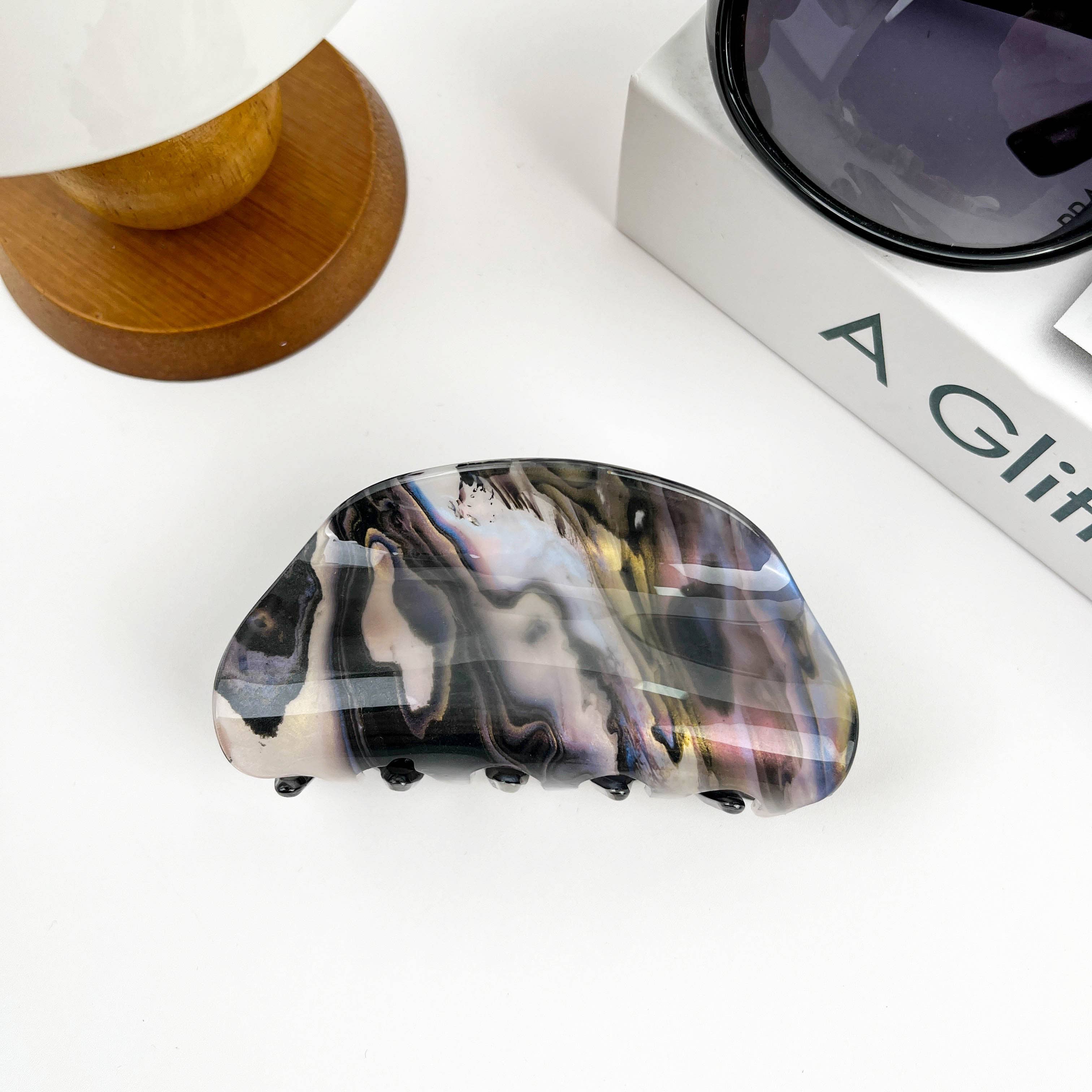 SoapElenGlen - Wholesale Hair Clip - Women's - Colorful Semicircle Hair Clip1