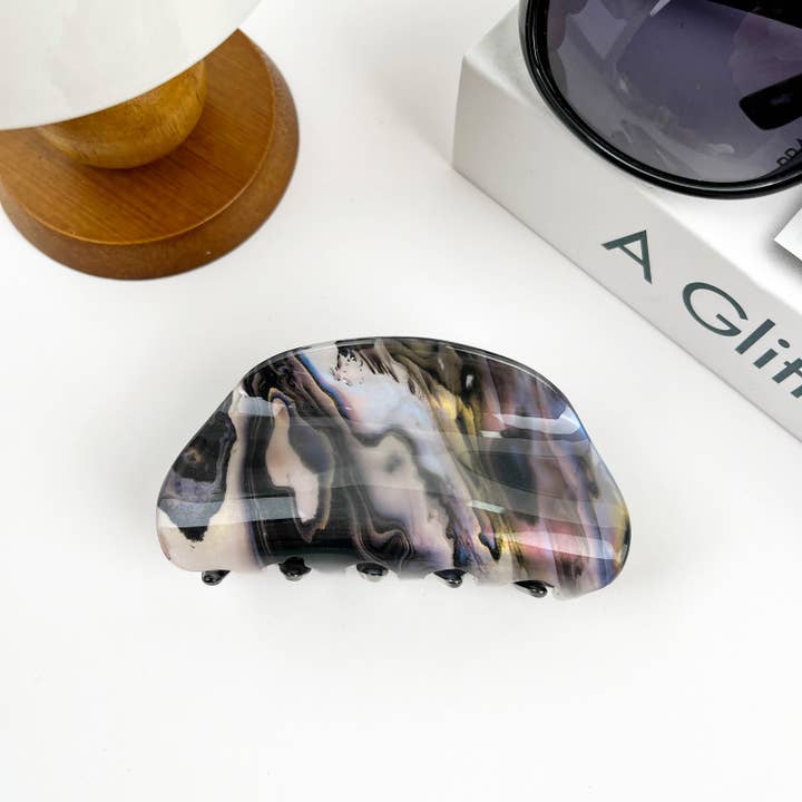 SoapElenGlen - Wholesale Hair Clip - Women's - Colorful Semicircle Hair Clip1