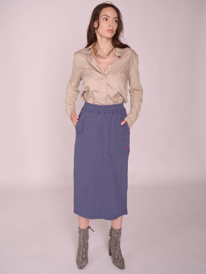 Rowan Cozy Midi Skirt for wholesale by Preloved