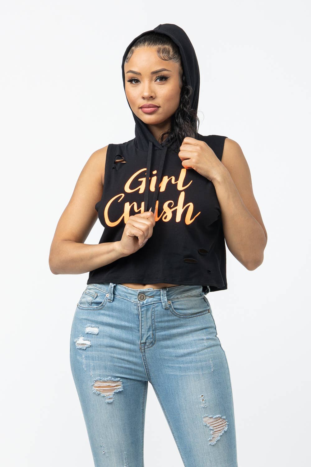 Julia by LoveJ - Wholesale Hoodie - Women's - Front Screen Laser  Drawstring Hoodie Top15