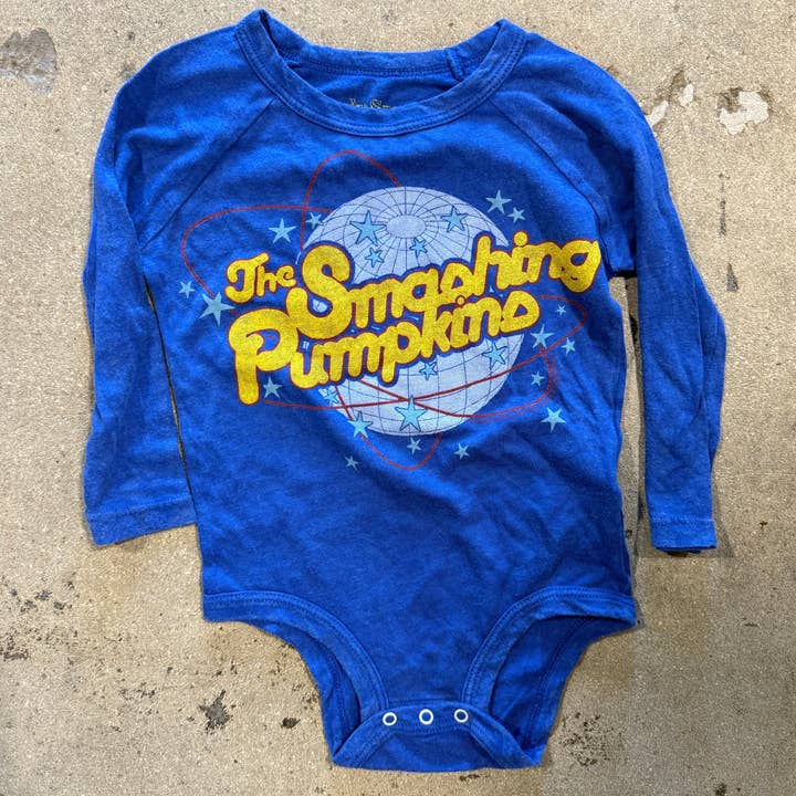 3-6M - Amostra de babygrow dos Smashing Pumpkins por atacado de Rowdy Sprout