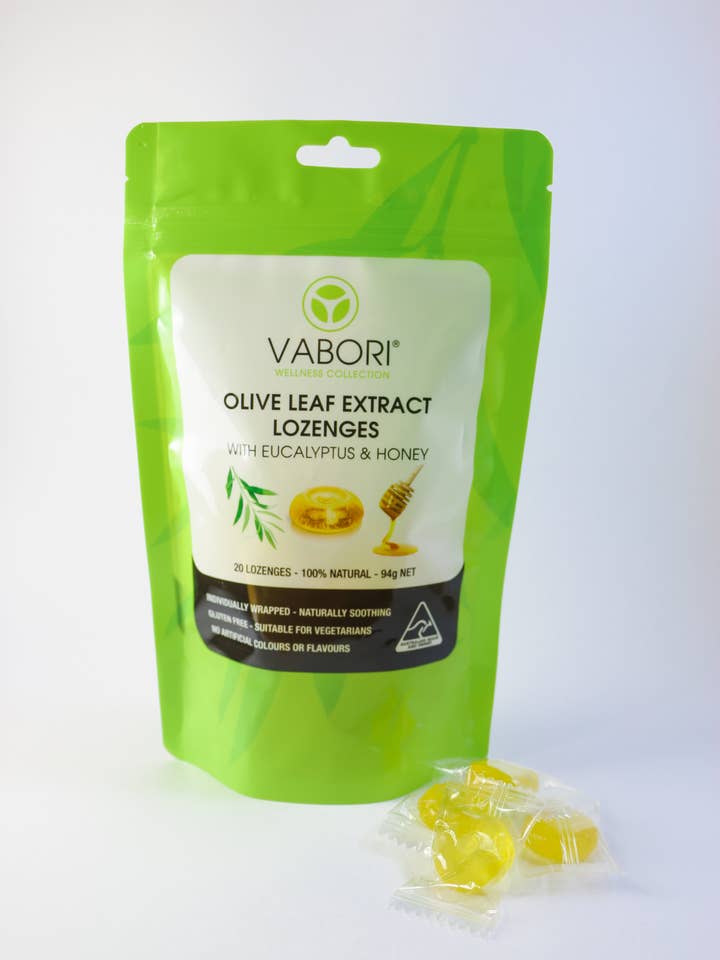 Olive Leaf Extract Lozenges - 20 Pack for wholesale by Vabori