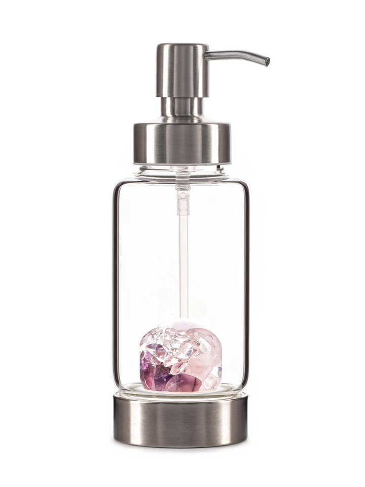 Crystal Pump Dispenser | WELLNESS for wholesale by VitaJuwel
