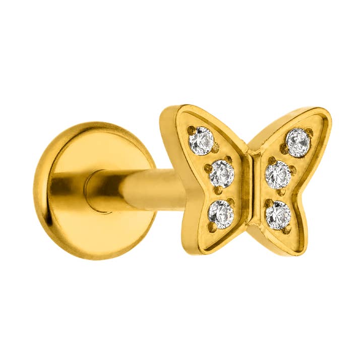 Piercing Borboleta Glow em Titânio por atacado de Schmuckgroßhandel