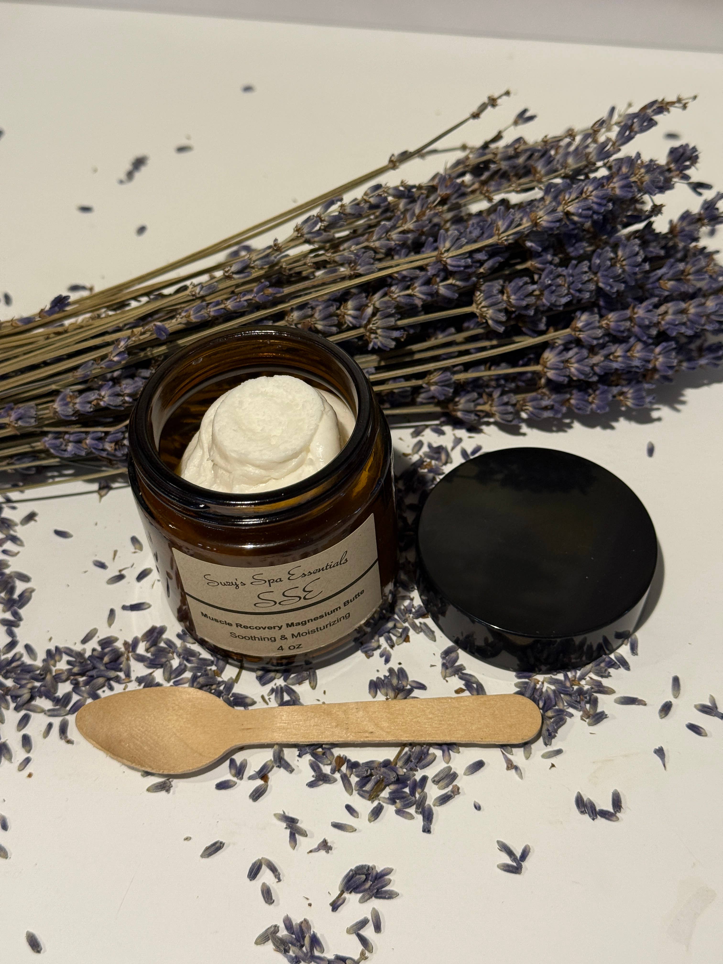 Suzy Spa Essentials - Wholesale Body Balm/Butter - Magnesium Butter- Lavender + Eucalyptus Muscle & Sleep Cream4