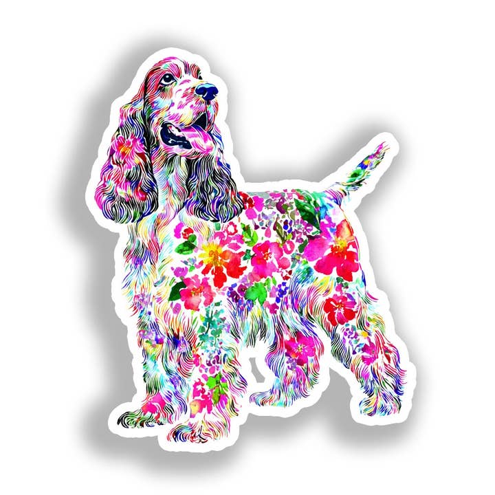 Cocker-Spaniel-Hund-Aufkleber # A018767 für den Großhandel von Yoonek Graphics