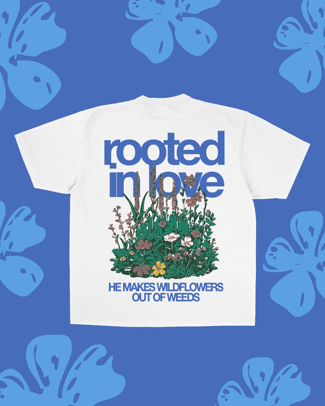 Jesus Loves You Company - Wholesale Screen Printed T-Shirt - Women's - NEW || "Rooted In Love" Tee0