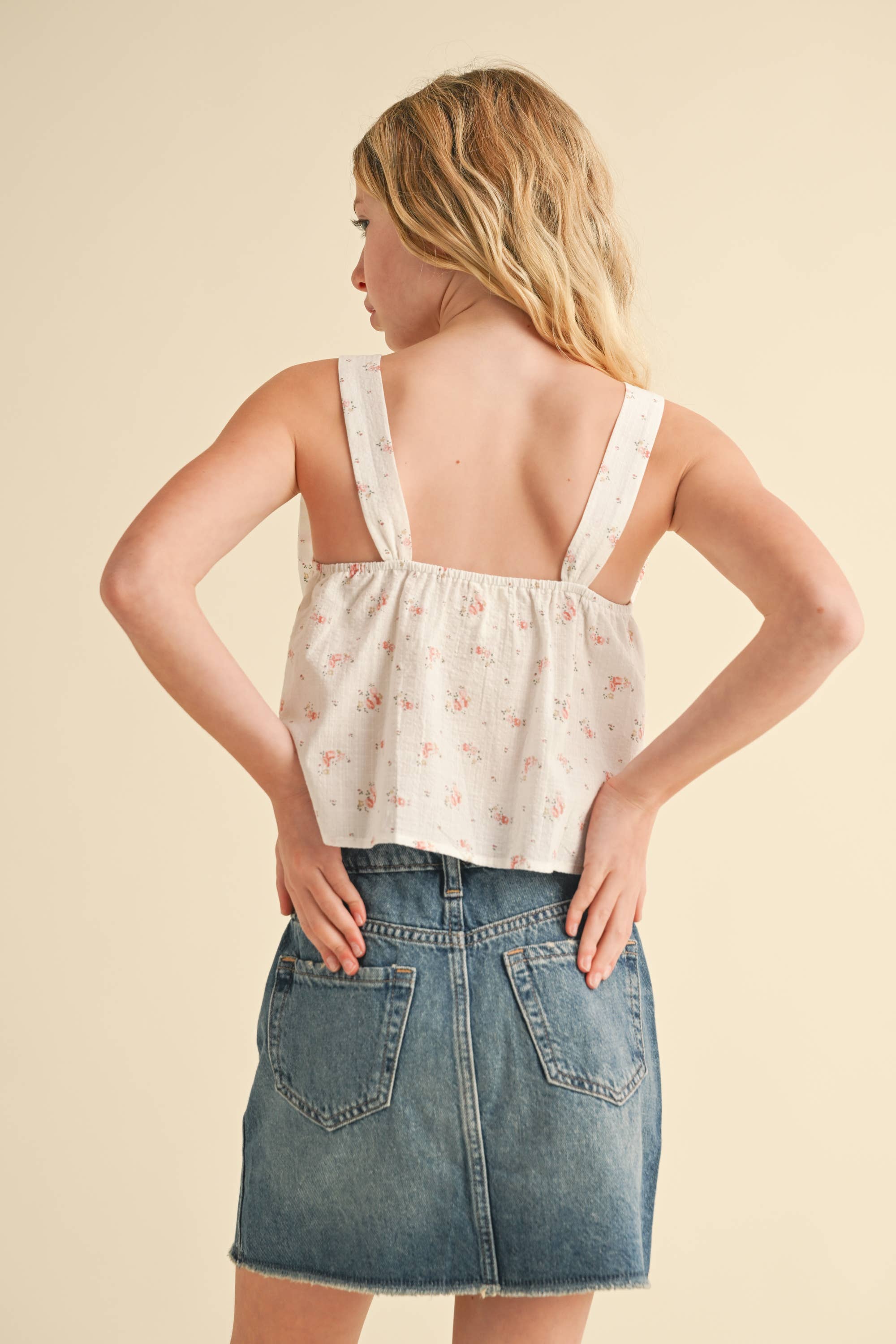 heart and arrow - Vente T-shirt – enfant - HAUT SANS MANCHES À NŒUD POUR ADOLESCENTS ET FILLES (7-14 ANS)5